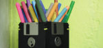 Geekologie : Recyclez vos vieilles disquettes.