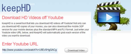 youtube keephd1 KeepHD : Télécharger les vidéos de YouTube en ligne.
