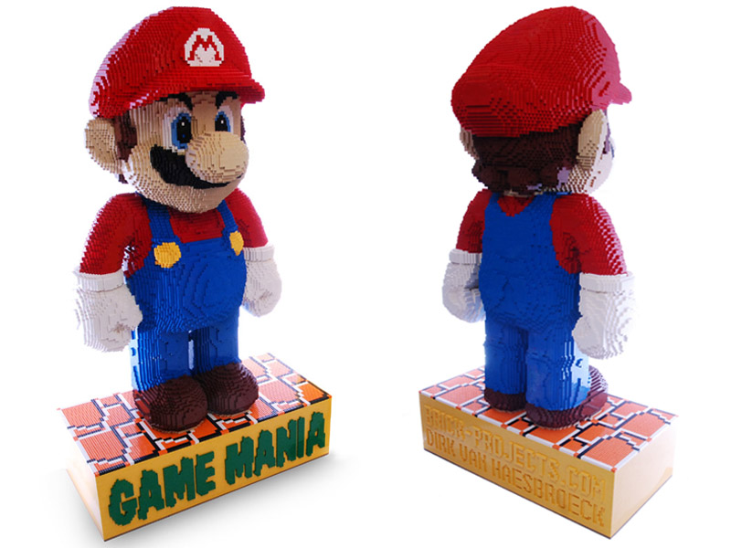 Un Mario Géant en Lego en vente sur . - Semageek