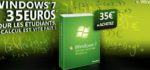 Windows Seven à 35 € pour les étudiants : Pas cher !