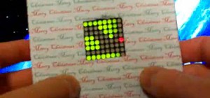 DIY : Fabriquer une carte de voeux avec un jeu à LED intégré.