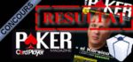 Résultat du concours Poker Magazine.