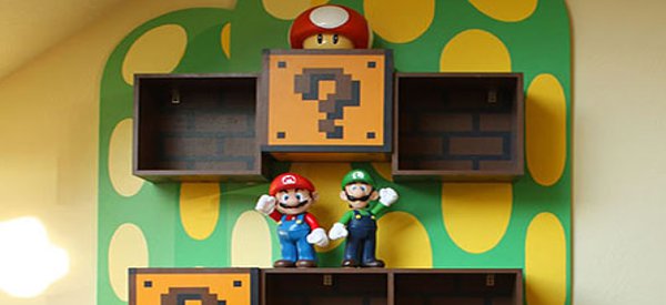 Sumergir cartel Creación Une décoration d'appartement Super Mario Bros 8 bits. - Semageek