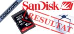 Résultat du Concours Cartes Sandisk SDHC 16 Go
