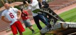 Ziggy, le robot qui affronte les joueurs de football américain.