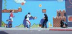 Art 8 bits : Un mur d’une école peint aux couleurs de Super Mario Bros