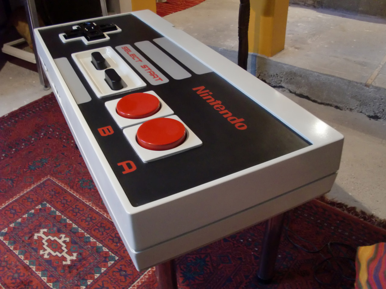 Table basse manette de Nintendo NES