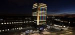 Une projection Tron Legacy sur les façades d’un building de Oslo