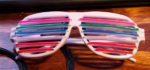 DIY : Une paire de lunettes Shutter Shades avec un equalizer à EL wires intégrées