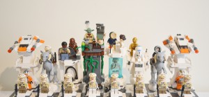 Un échiquier géant sur le thème Star Wars réalisé avec des LEGO