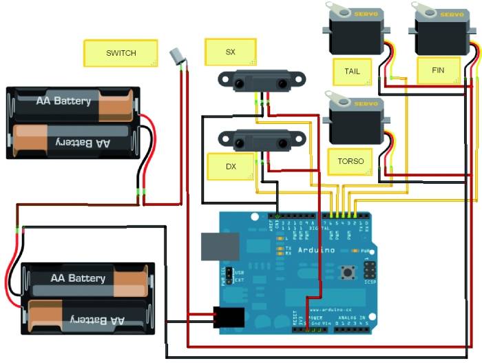 Robofish : Un robot poisson réalisé à base d'arduino - Semageek