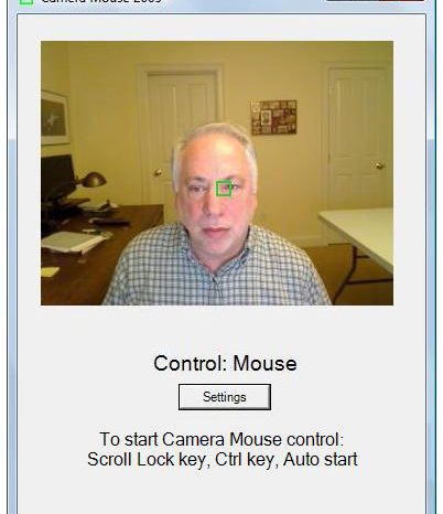 Camera Mouse : le Head Tracking qui pilote votre souris.