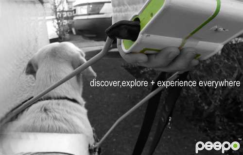 Peepo : Un GPS pour les chiens d'aveugles.