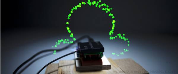 Visualisation des ondes d'un capteur RFID.