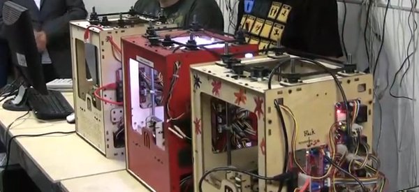 Vidéo : Un concerto joué par 3 robots d'usinage CNC MakerBots
