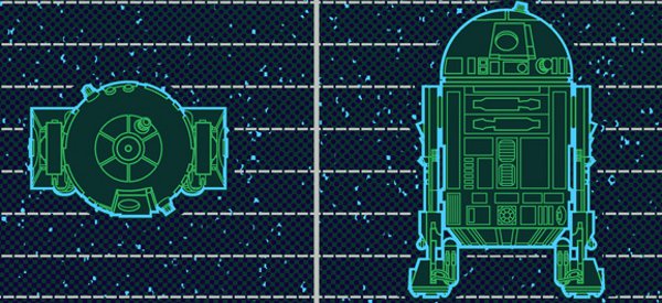 A Linch Pin Droid : Une vue éclatée de R2-D2 par Kevin Tong