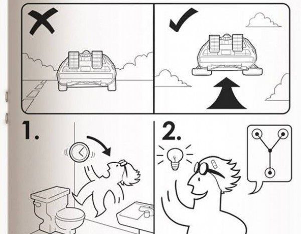 Des manuels de montage dans le style Ikea pour les geeks