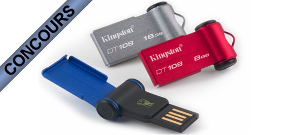 Concours : Gagnez des clés USB DT108 avec Kingston et Semageek