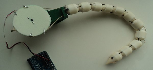 Une queue Animatronic réalisée à l'imprimante 3D et contrôlée par Arduino