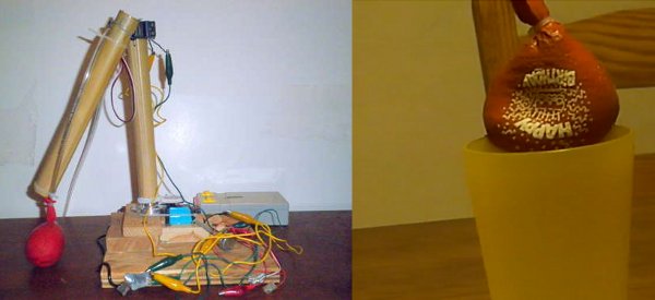 DIY : Fabriquer un bras robotisé doté d'un système d'agrippement avec un ballon et du café