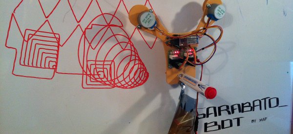 GarabatoBOT : Un petit robot simple à fabriquer qui réalise des dessins au crayon