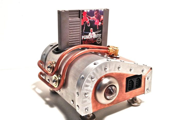 CASE Mod : Une console Nintendo NES Top Loader en version SteamPunk