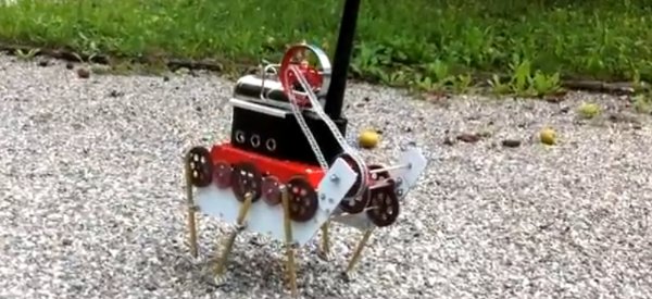 Steam Ant : Un robot hexapode qui se déplace à la vapeur