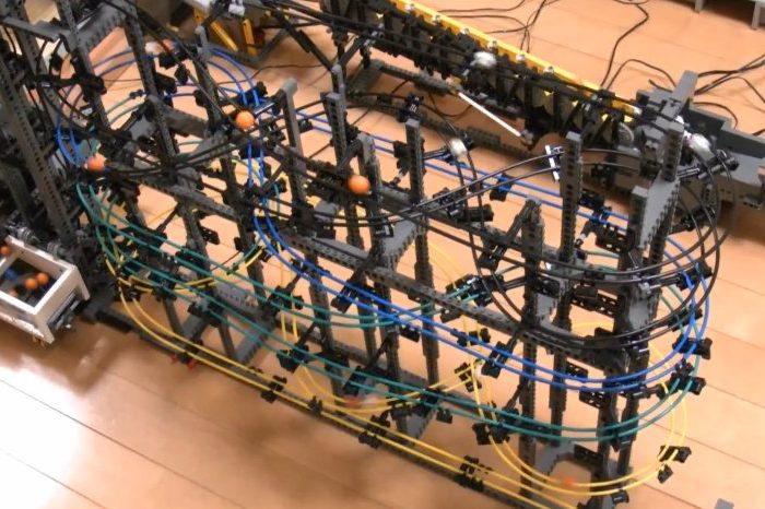 Une nouvelle machine de Great Ball Contraption réalisé en LEGO