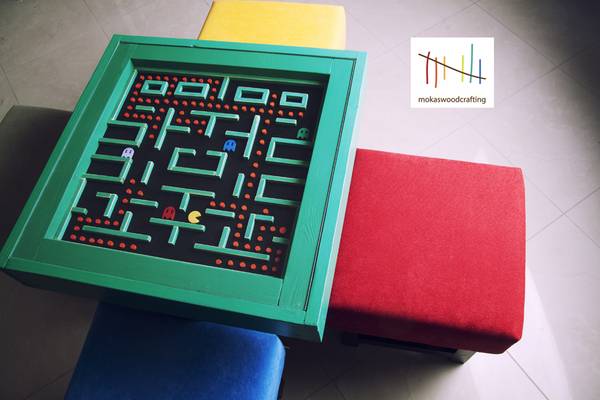 Une table basse Pacman pour décorer votre salon