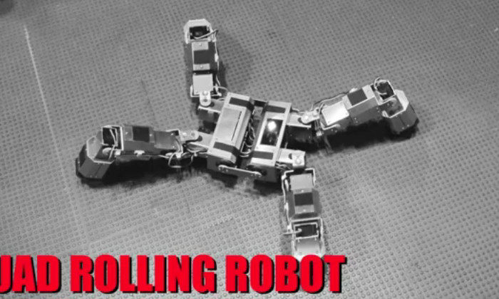 Quad Rolling Robot : Un robot vraiment modulaire
