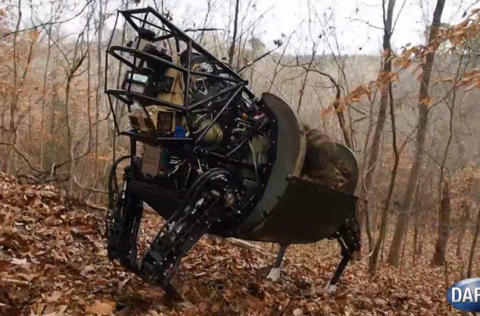 Vidéo : Une sortie en forêt pour le LS3 de Boston Dynamics