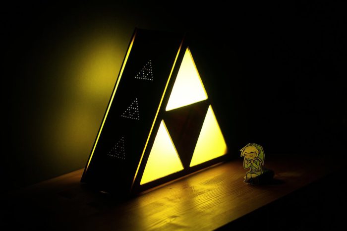 DIY : Construire une lampe de Triforce 
