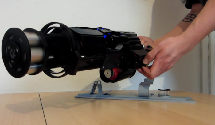 Gatling : Un magnifique prototype de sulfateuse laser