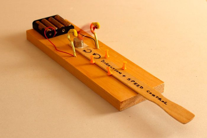 DIY : Fabriquer simplement un petit moteur educatif