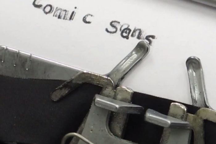 Sincerity Machine : La machine à écrire en Comic Sans