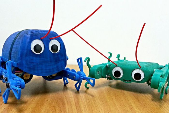 Billy et Charlie, deux petits robots imprimés en 3D