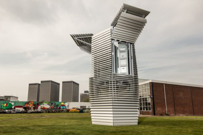 The Smog Free Tower : La tour qui recyle la pollution de l'air en petits cubes