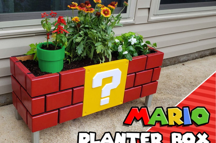 DIY : Fabriquer une jardinière sur le thème de Mario